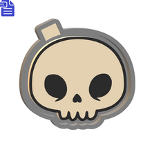 Load image into Gallery viewer, Skull Silicone Mold Housing STL File