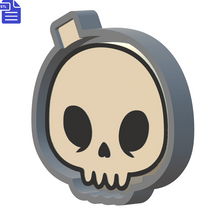 Load image into Gallery viewer, Skull Silicone Mold Housing STL File