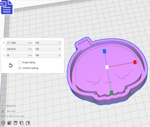 Load image into Gallery viewer, Skull Silicone Mold Housing STL File