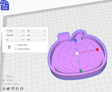 Load image into Gallery viewer, Magic Pumpkin Silicone Mold Housing STL File