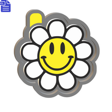 Load image into Gallery viewer, Flower Smiley Silicone Mold Housing STL File