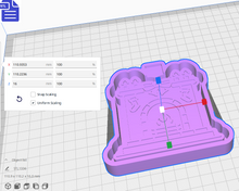 Load image into Gallery viewer, Festive Fireplace Silicone Mold Housing STL File