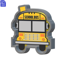 Load image into Gallery viewer, School Bus Silicone Mold Housing STL File