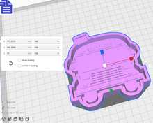 Load image into Gallery viewer, School Bus Silicone Mold Housing STL File