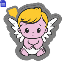 Load image into Gallery viewer, Baby Angel Silicone Mold Housing STL File