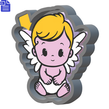 Load image into Gallery viewer, Baby Angel Silicone Mold Housing STL File