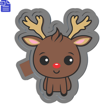 Load image into Gallery viewer, Reindeer Silicone Mold Housing STL File