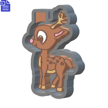 Load image into Gallery viewer, Deer Silicone Mold Housing STL File