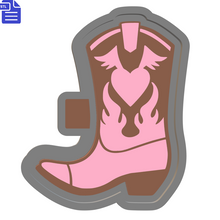 Load image into Gallery viewer, Western Boots Silicone Mold Housing STL File