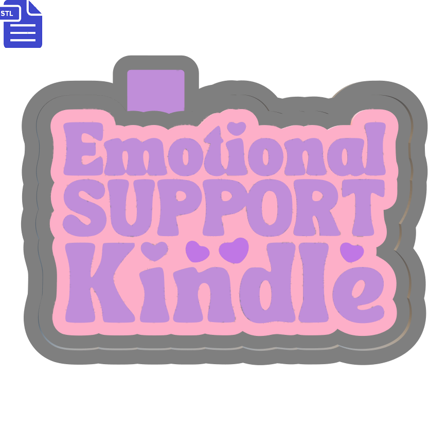 Emotional Support Silicone Mold Housing STL File