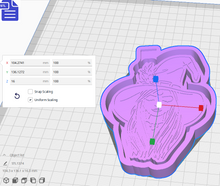 Load image into Gallery viewer, Witch Silicone Mold Housing STL File