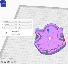 Load image into Gallery viewer, Ghost with Pencil Silicone Mold Housing STL File