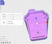 Load image into Gallery viewer, Candy Corn Coffee Cup Silicone Mold Housing STL File