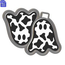 Load image into Gallery viewer, Ghost Cow Print Silicone Mold Housing STL File