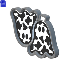 Load image into Gallery viewer, Ghost Cow Print Silicone Mold Housing STL File