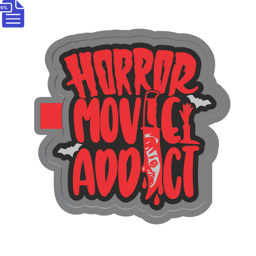 Horror Movie Addict Silicone Mold Housing STL File