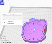 Load image into Gallery viewer, Winter Ghost Silicone Mold Housing STL File