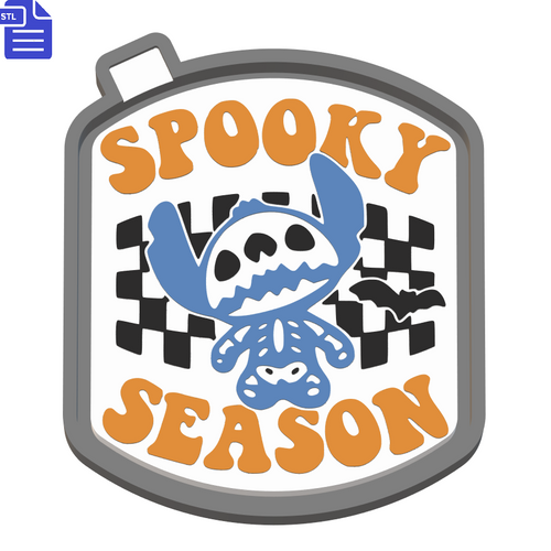 Spooky Season Stitch Silicone Mold Housing STL File