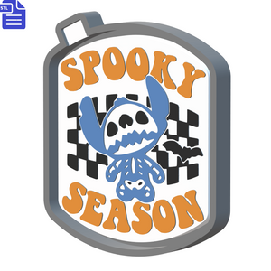 Spooky Season Stitch Silicone Mold Housing STL File