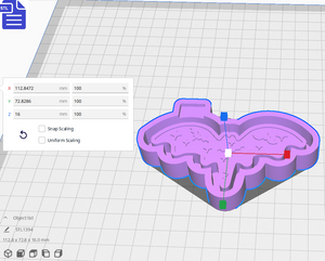 Mystic Bat Silicone Mold Housing STL File