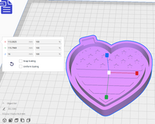 Load image into Gallery viewer, US Flag Heart Silicone Mold Housing STL File