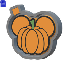 Load image into Gallery viewer, Pumpkin Mouse Ears Silicone Mold Housing STL File