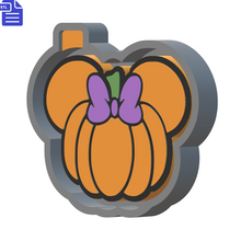 Load image into Gallery viewer, Mouse Pumpkin Silicone Mold Housing STL File