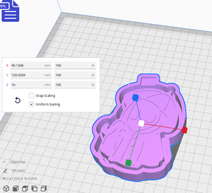 Rainy Day Ghost Silicone Mold Housing STL File