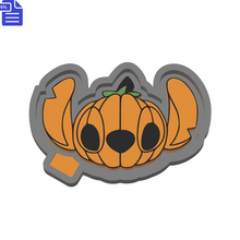 Load image into Gallery viewer, Stitch Pumpkin Silicone Mold Housing STL File