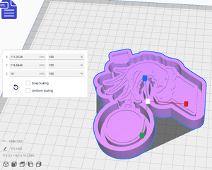 Grinch Hand Bauble Silicone Mold Housing STL File