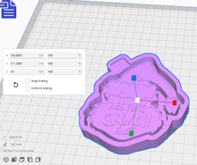 Load image into Gallery viewer, Resting Grinch Face Silicone Mold Housing STL File