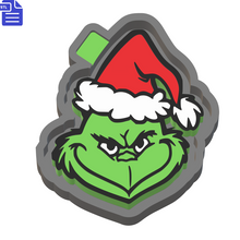 Load image into Gallery viewer, Grinch Silicone Mold Housing STL File