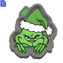 Load image into Gallery viewer, Grinch Silicone Mold Housing STL File