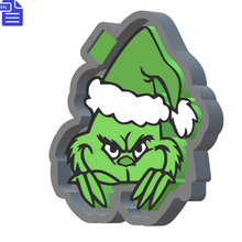 Load image into Gallery viewer, Grinch Silicone Mold Housing STL File