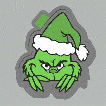 Grinch Silicone Mold Housing STL File - The Crafts and Glitter Shop