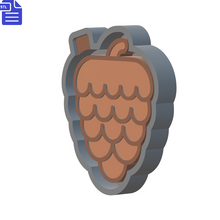 Load image into Gallery viewer, Pinecone Silicone Mold Housing STL File