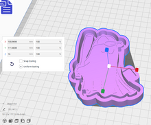 Load image into Gallery viewer, Baseball Ghost Silicone Mold Housing STL File