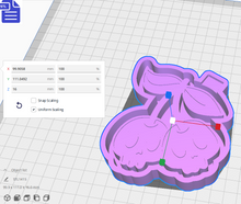 Load image into Gallery viewer, Skull Cherries Silicone Mold Housing STL File