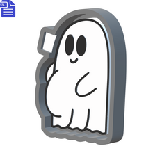 Load image into Gallery viewer, Pregnant Ghost Silicone Mold Housing STL File