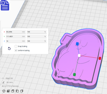 Load image into Gallery viewer, Pregnant Ghost Silicone Mold Housing STL File