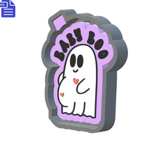 Load image into Gallery viewer, Pregnant Ghost Silicone Mold Housing STL File