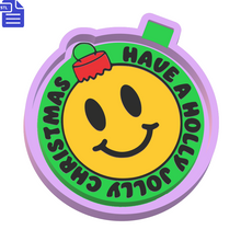 Load image into Gallery viewer, Smiley Bauble Silicone Mold Housing STL File