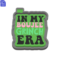 Load image into Gallery viewer, Boujee Grinch Era Silicone Mold Housing STL File