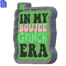 Load image into Gallery viewer, Boujee Grinch Era Silicone Mold Housing STL File