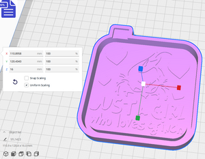 Girl loves Grinch Silicone Mold Housing STL File