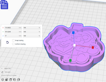 Load image into Gallery viewer, Grinch Ho Ho Ho Silicone Mold Housing STL File