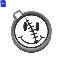 Load image into Gallery viewer, Football Smiley Silicone Mold Housing STL File