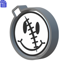 Load image into Gallery viewer, Football Smiley Silicone Mold Housing STL File