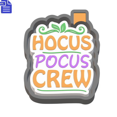 Hocus Pocus Crew Silicone Mold Housing STL File