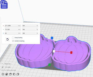 Pumpkin Silicone Mold Housing STL File